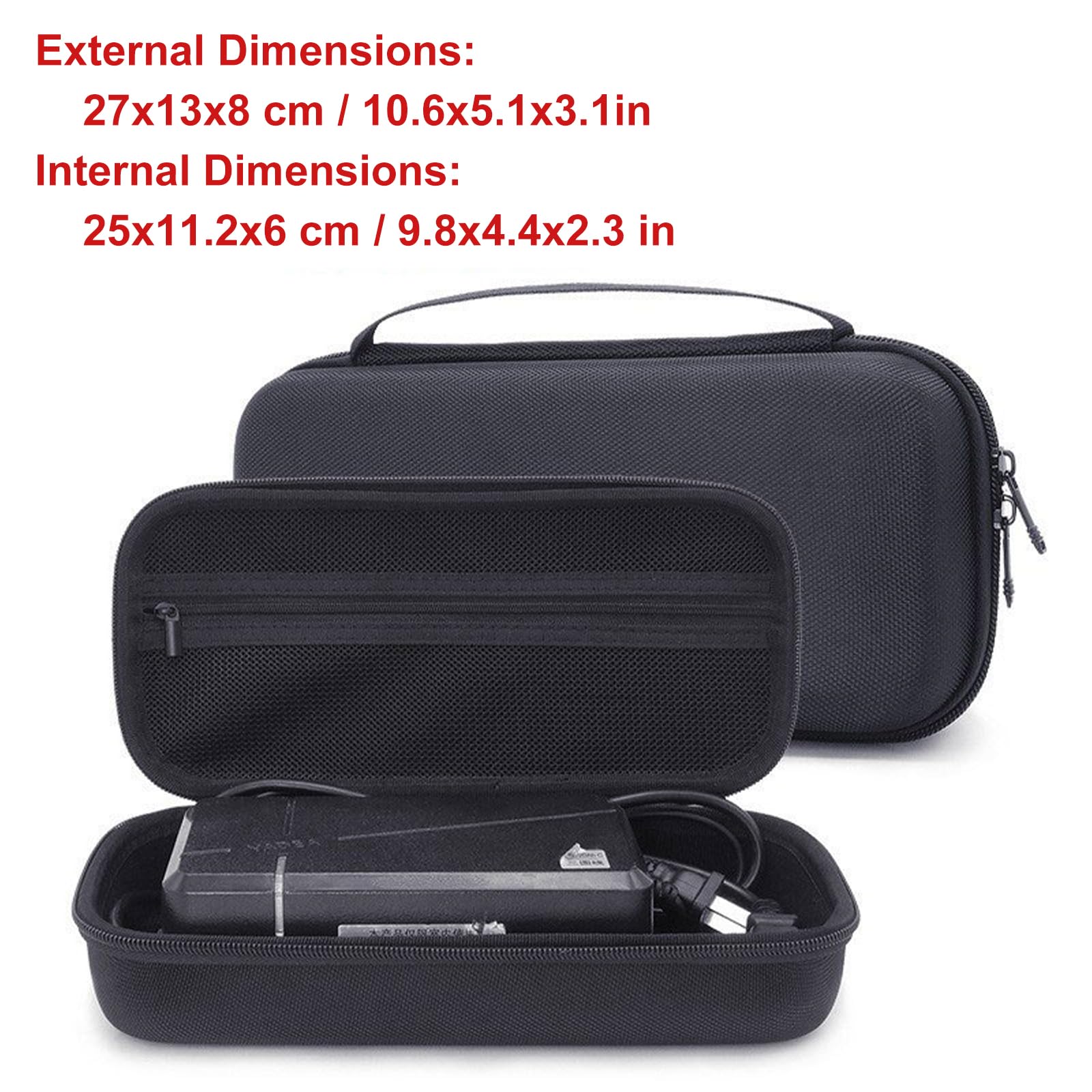 Pudełko do przechowywania mikrofonu, torba do przechowywania mikrofonów, ochrona przed upadkiem, pokrowce i etui ochronne na mikrofony Rode VideoMic Pro Plus 21,5 x 14,5 x 8 cm