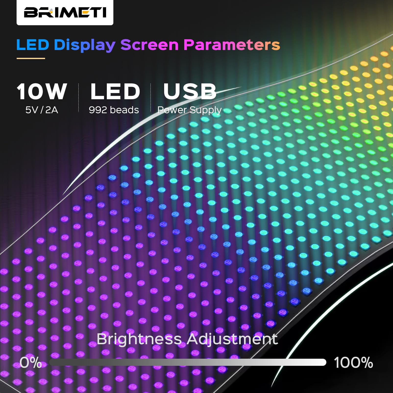 Insegna Luminosa LED Pannello LED Programmabile 37.5x9cm USB 5V Schermo Flessibile Scorrimento Matrice con Bluetooth APP Controllo Display per Auto Bar Negozio Festa Decorazione