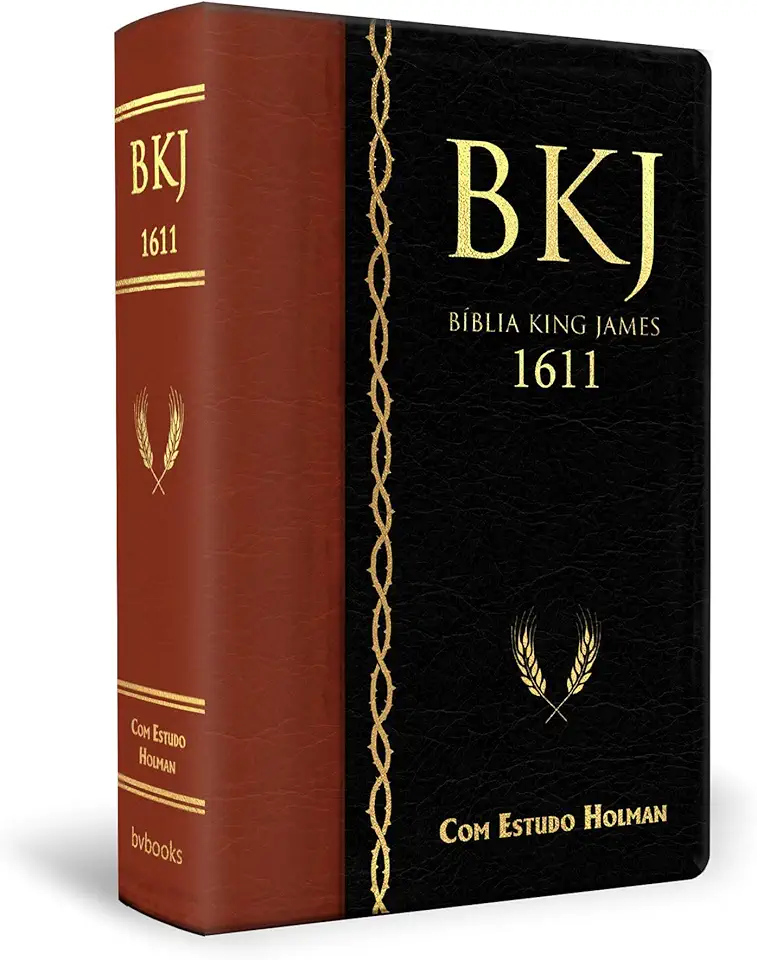 Bíblia King James 1611 de Estudo Holman - Duotone - 7° Edição