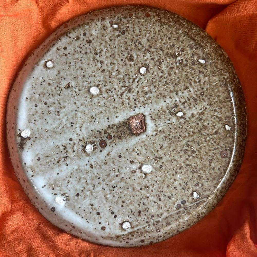 矢筈窯　ヤハズガマ　青山鉄郎作　木箱付き　皿　陶芸　陶器　美濃焼　プレート皿 Amazon.co.jp: 矢筈窯 ヤハズガマ 青山鉄郎作 木箱付き 皿 陶芸