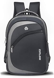 Zipline Casual backpack School bags for boys & Girls |35L Water Resistant backpack bags for women|Stylish,Lightweight,Durable|College bag for boys
