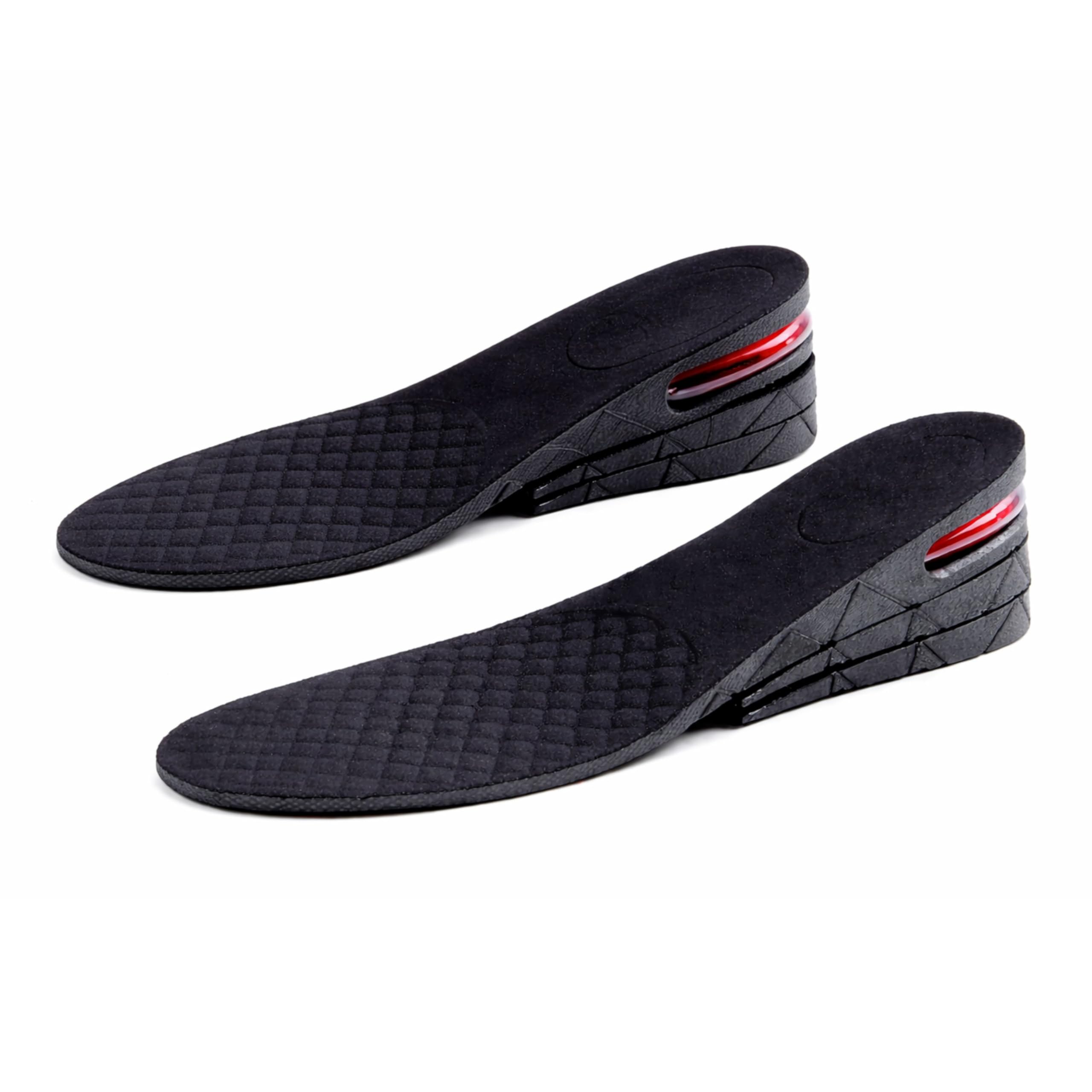 Premium Elevator Insoles for Men & Women | Invisible Height Increase Shoe Inserts | Air Cushion Shock Absorbing Heel Lift Pads | Breathable Non-Slip Comfort Insoles for Sneakers, Boots & Casual Shoes-image-21