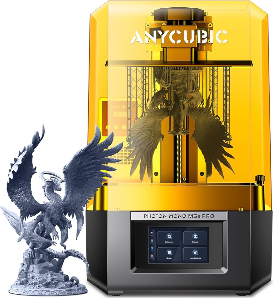 Amazon | ANYCUBIC Photon Mono M5s Pro 樹脂 3Dプリンター、10.1