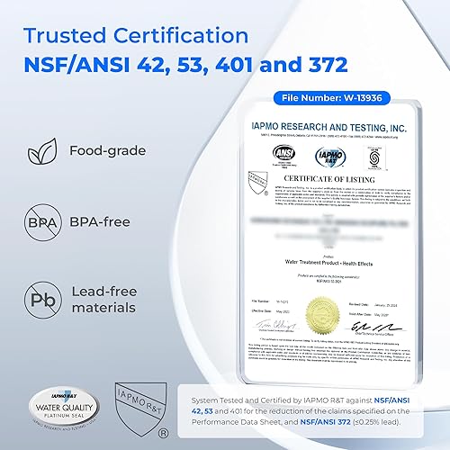 Miniatura 6 de Waterdrop - Jarra con filtro de agua recargable, reduce el 99,6% del plomo y más de 45 impurezas, dispensador de agua eléctrico de 1 año, sistema de