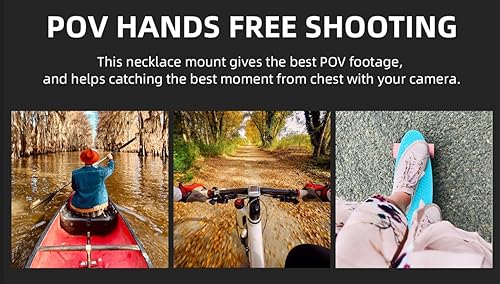 Miniatura 3 de BTG Soporte magnético para montaje en el cuello con Landyard para OSMO Action 4 3 2  Insta 360 Go 3 X3Pocket 3 2FIMI Cámaras Accesorios Piezas