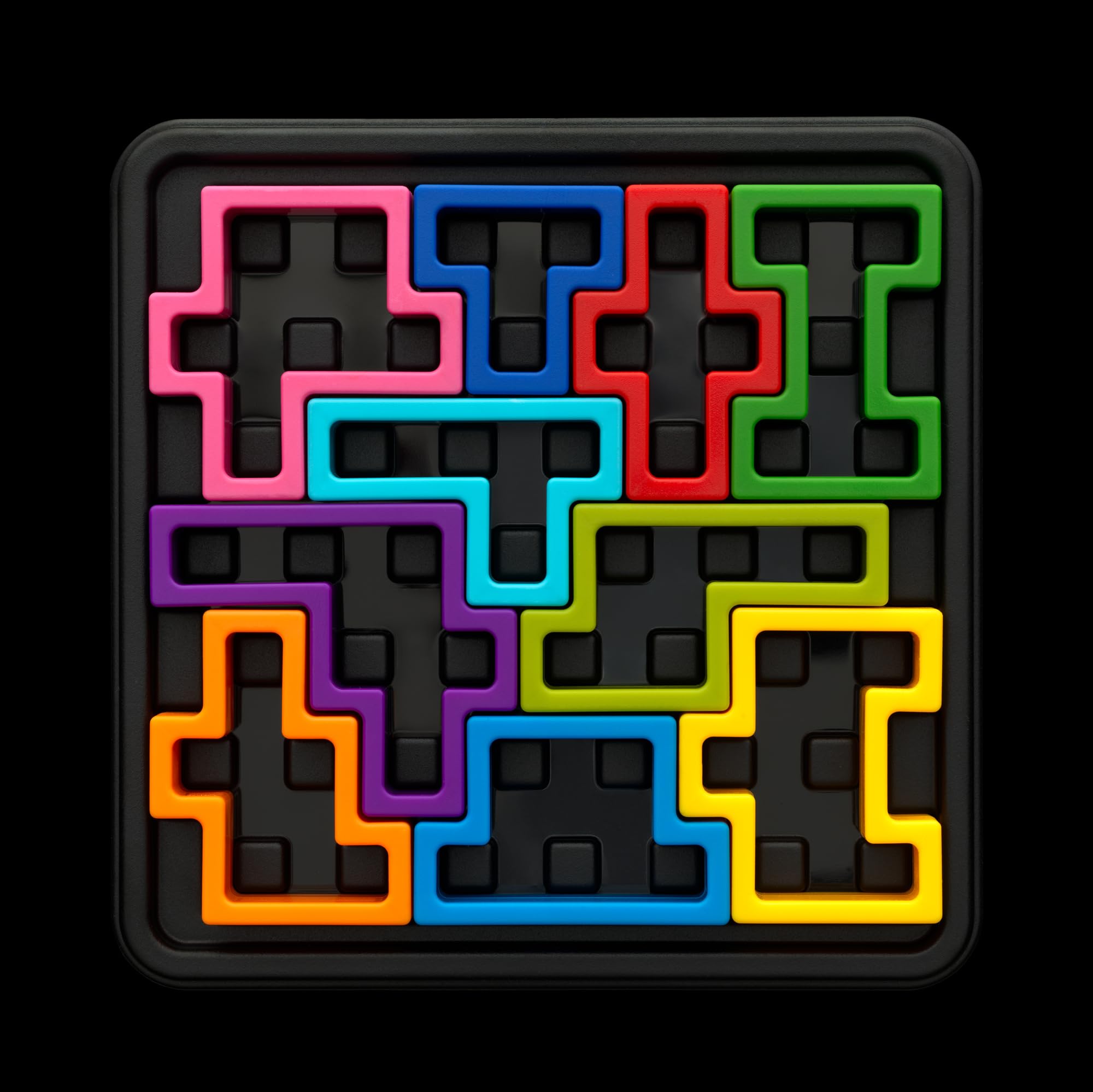 SmartGames - IQ Deluxe Square, Puzzle Game with 120 Challenges, Ages 14+, Black and White, Mediano - Image 3