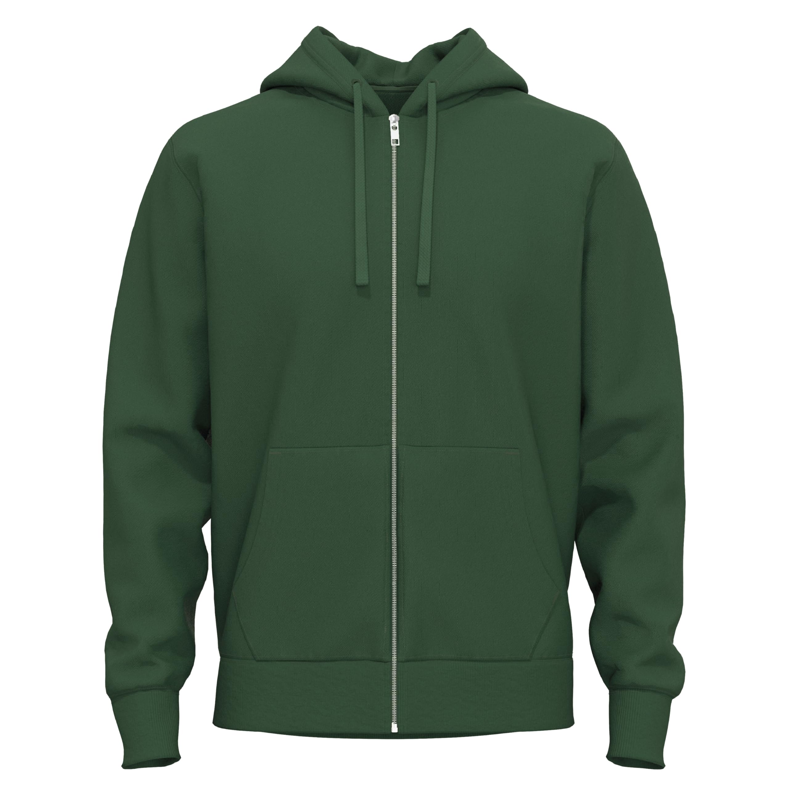 SoftSpun Zip Hoodie für Herren und Frauen | 100% Baumwolle Kapuzenjacke Herren