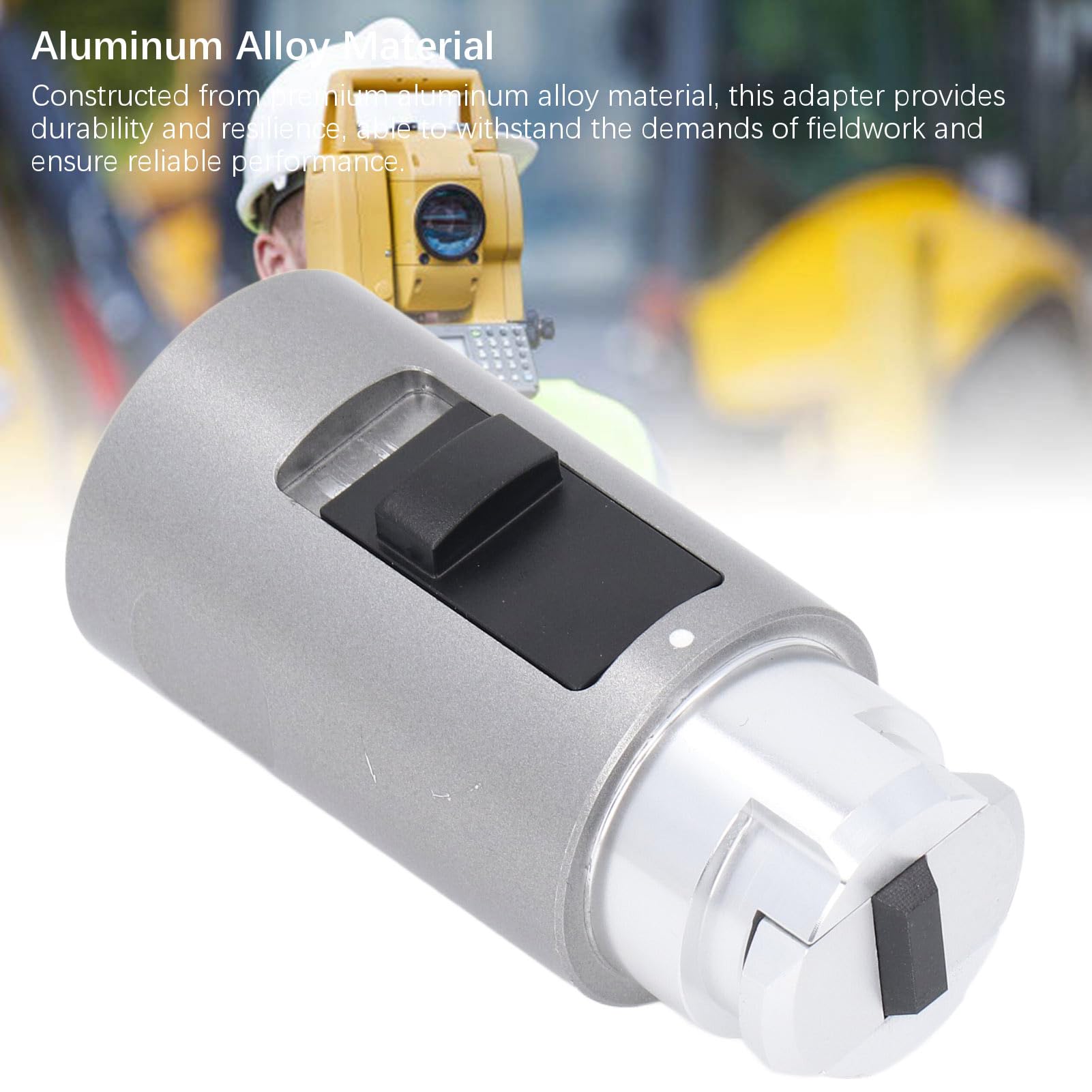 Adapter Pryzmowy, Adapter Szybkozłącza, Adapter Pryzmowy ze Stopu Aluminium do Odbiornika R10 R12 R12i GNSS RTK Pomiar GPS, Urządzenie do Testowania Obwodów Elektrycznych