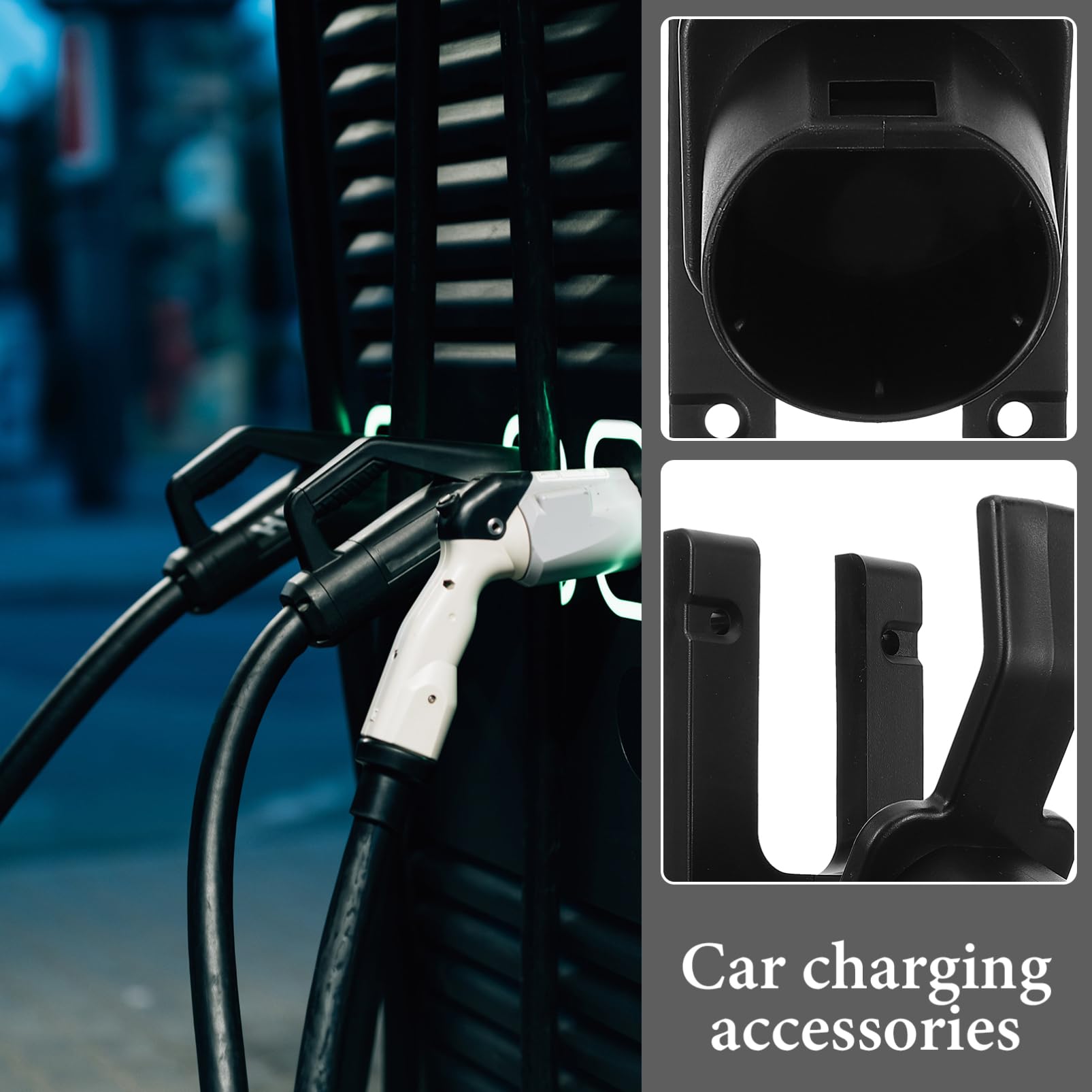 iplusmile 3stücke Charger Holder Wandhalterung Für Elektroautoladegeräte Robuster Kabel Organizer Mit Praktischem Aufhängesystem Für Sicheren Halt Und Einfache Installation Für Zuhause