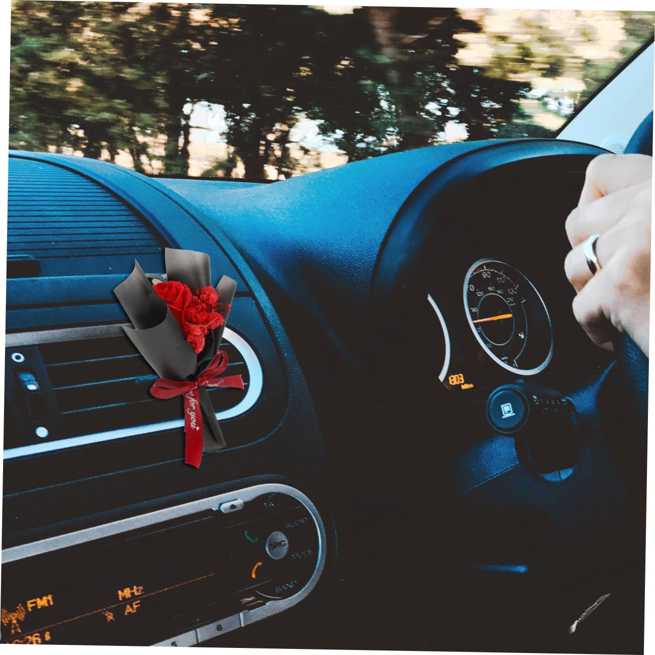 iplusmile 4pezzi Fiore Immortale Clip Per Ventilazione Auto Decorazione Unica Per Bocchette Aria Diffusore Di Profumo Per Auto e Casa Design Elegante e Adorabile Da Donna