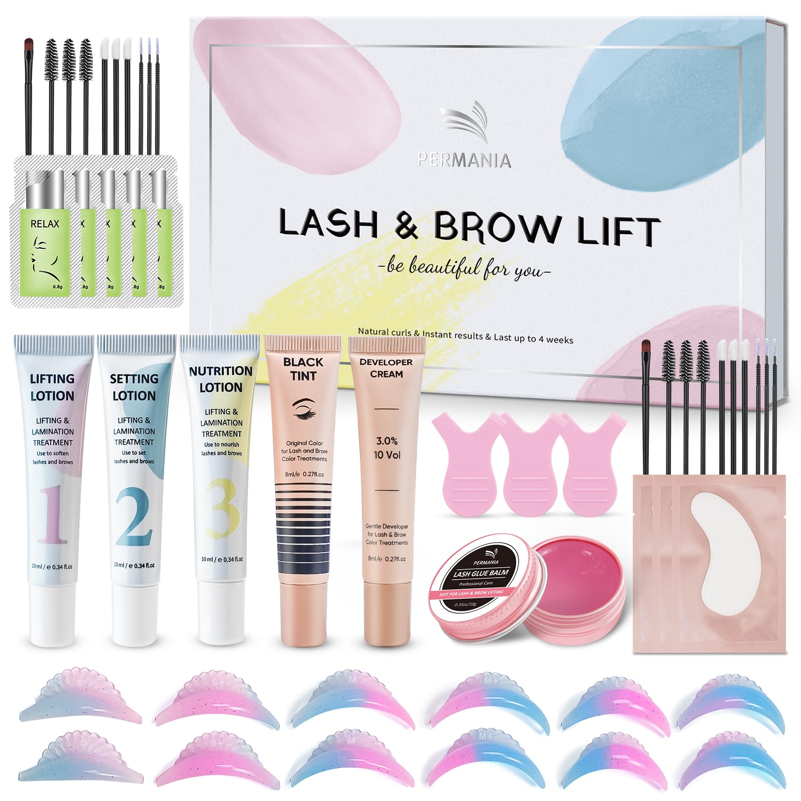 PERMANIA Lash Lift and Black Kit