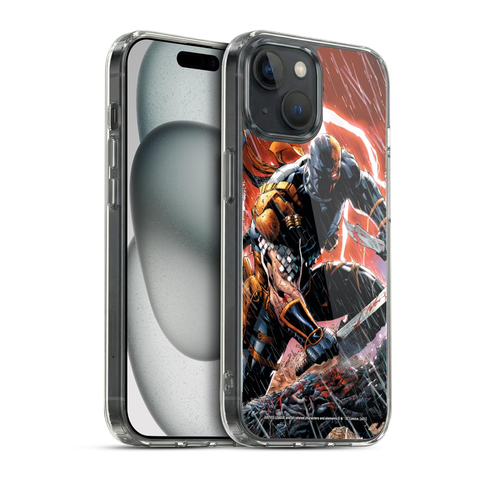 Funda gel flexible Deathstroke DC Comics antideslizante para iPhone 15 7