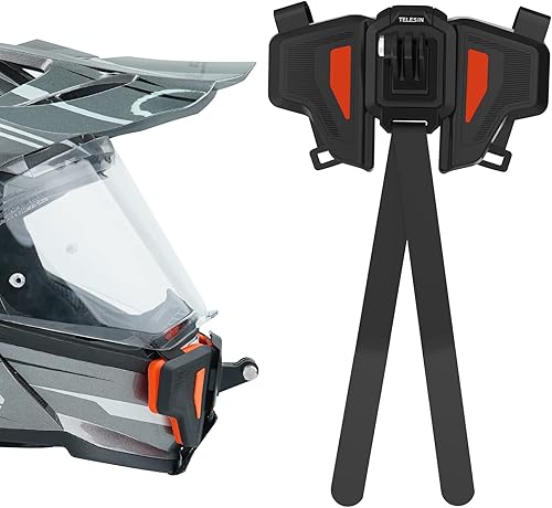 Soporte para casco de motocicleta con abrazadera para GoPro Max Hero 12 11 10 9 8 7 6 5, Insta360 X3 Go 3 Ace Pro, AKASO, DJI Action 3 4, DJI Osmo