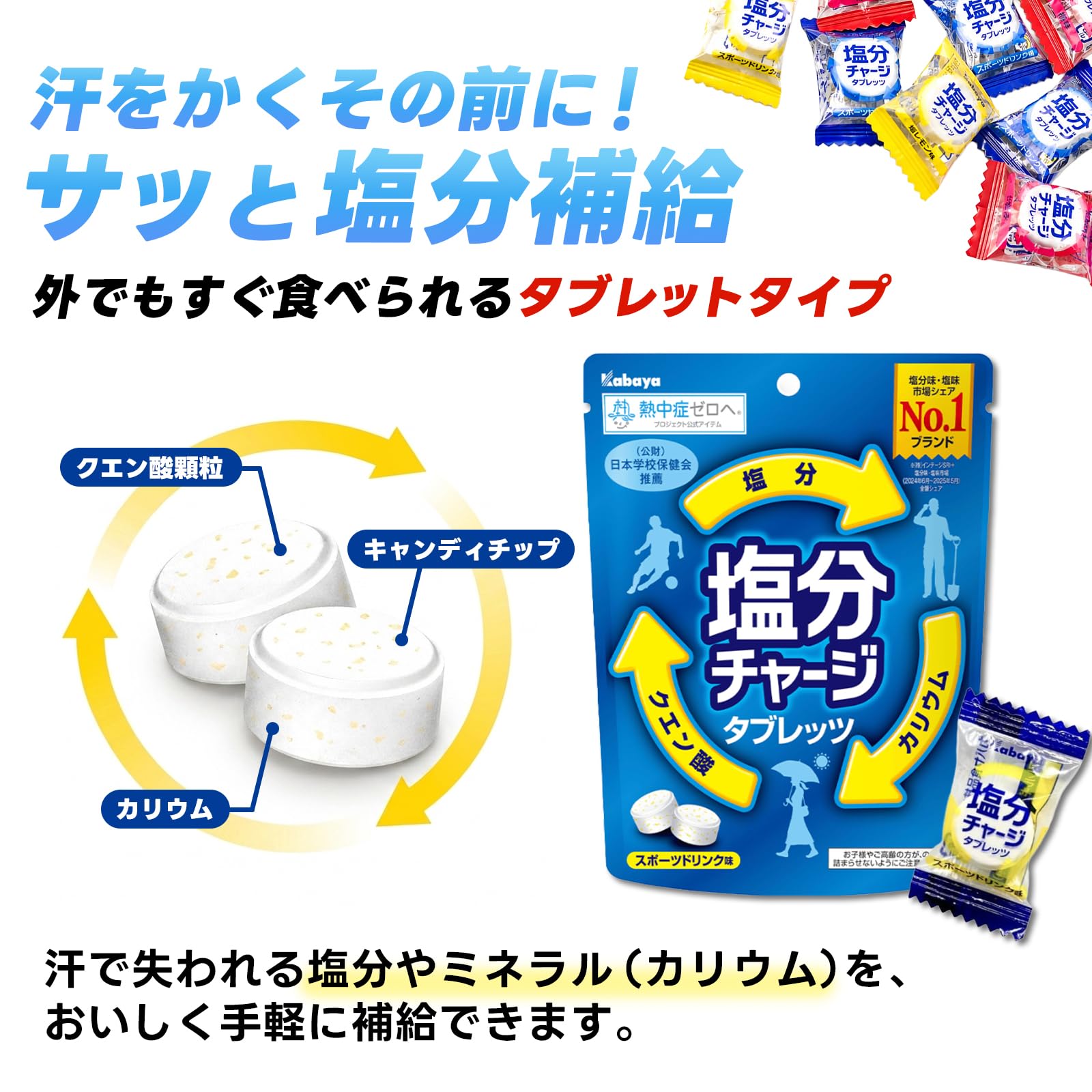 Amazon.co.jp: 【WEB限定】IKIIKI生活館 塩分チャージタブレッツ 大 