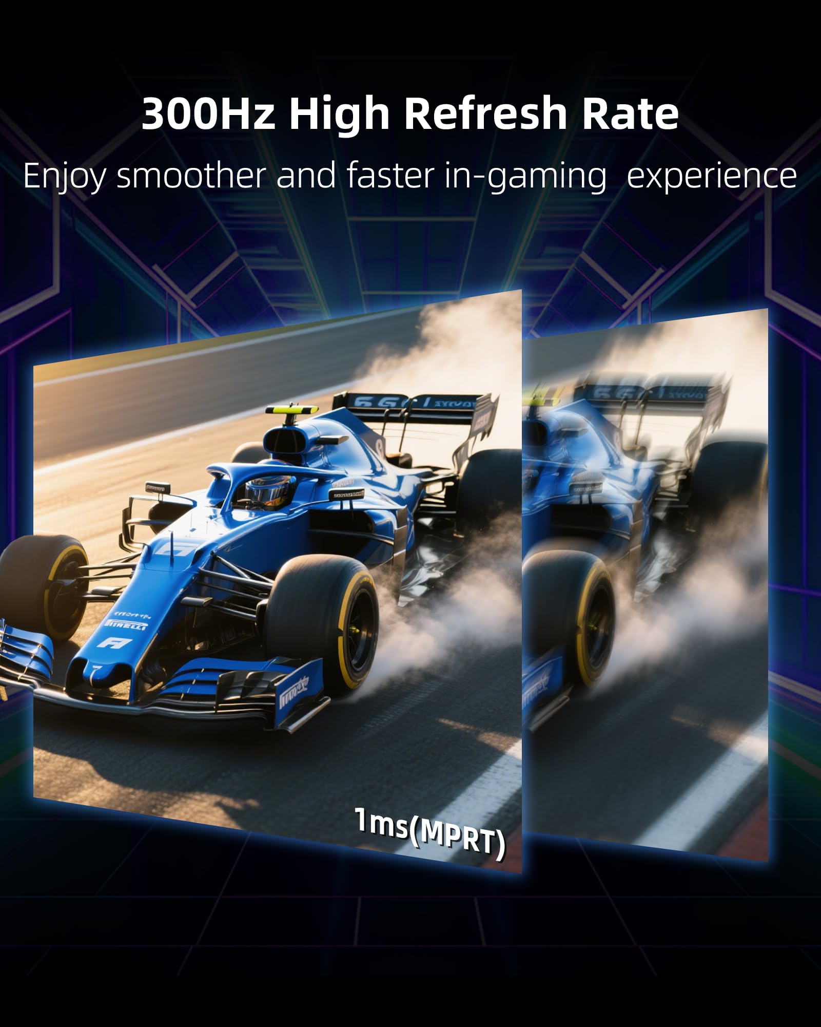 24.5 Inch 300Hz Gaming Monitor - FHD 1080PIPS Fast Response - Dettaglio