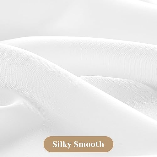 Miniatura 7 de HOMEIDEAS Cortinas laterales no transparentes para puerta delantera, cortinas semitransparentes de privacidad para ventana de puerta, con bolsillo