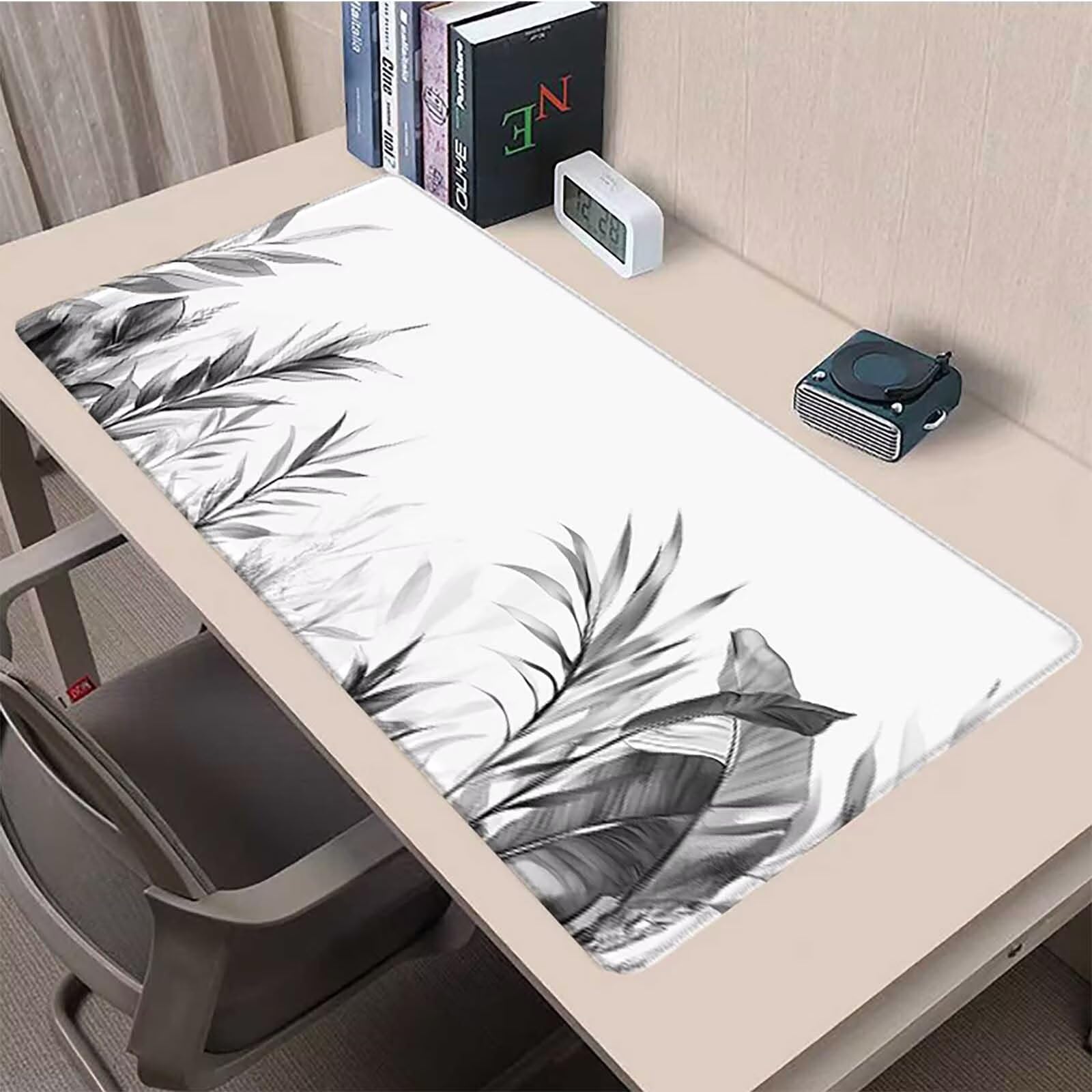 Podkładka pod mysz XXL, 1500 x 800 x 3 mm, gamingowa podkładka pod mysz, krajobraz, podkładka na biurko, z przyszytymi krawędziami, antypoślizgowa, gumowa podstawa, wodoodporna, akcesoria gamingowe