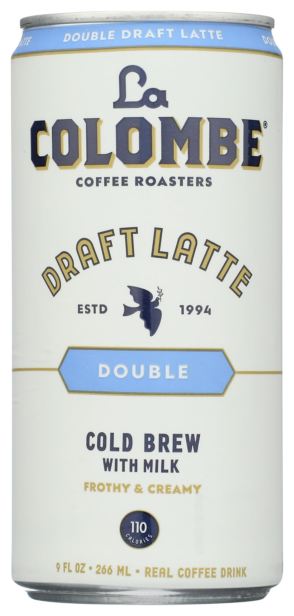 La Colombe Draft Latte - 9 Fl Oz - Cold-Pressed Espresso and Frothed Milk - Made With Real Ingredients - Grab And Go Coffee
