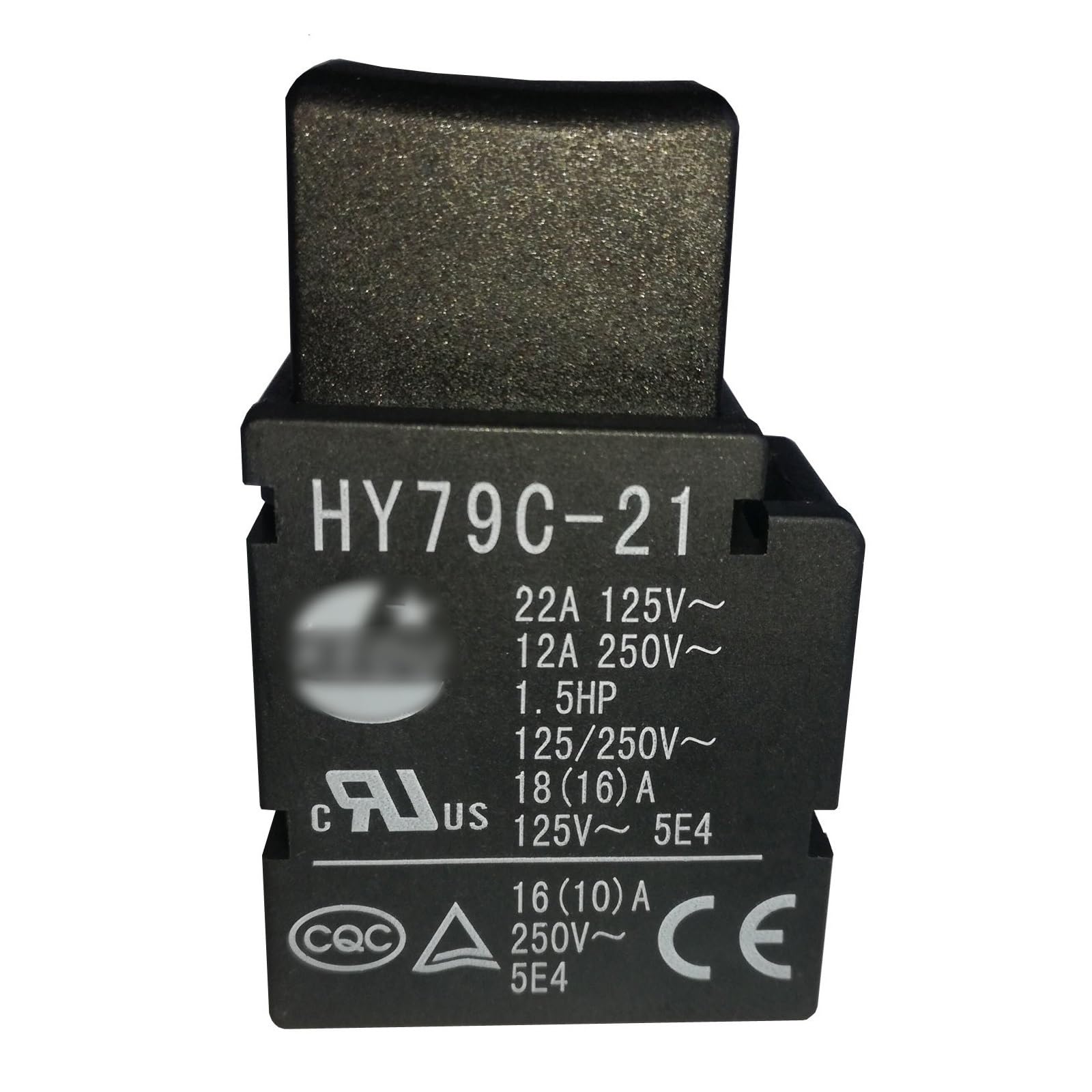 Pulsante Elettromagnetico Autobloccante 4 Pin AC250V 16A – Interruttore Di Sicurezza IP54 Per Seghe E Trapani, Custodia PVC