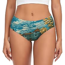Women'S Bikini Underwear-Impressionist Village Sky