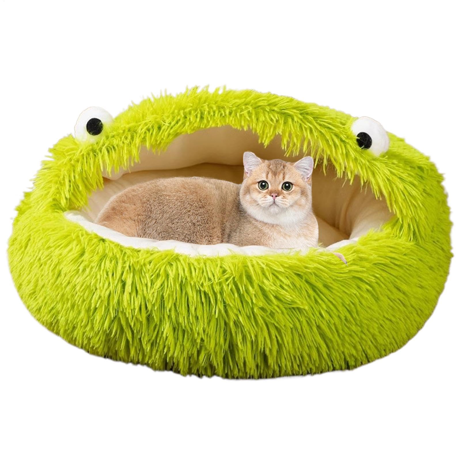 Niche pour chats anti-stress et panier chaud en peluche pour chat frileux