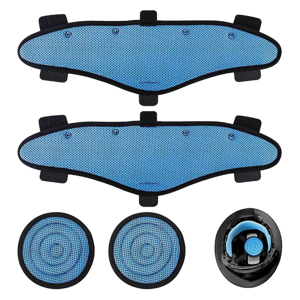 Aundhegrtt Sweat Band and Cooling Liner for Hard Hat, Sweatband for Safety Helmet Accessories Set Washable Suspension Band Top Pad Replacement