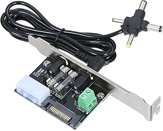 Mufern Placa controladora ATX Placa de expansão do módulo de alimentação CC Placa principal Placa-mãe de altura total conectada Placa de driver de linha de alimentação de 4 plugues para/Impressor