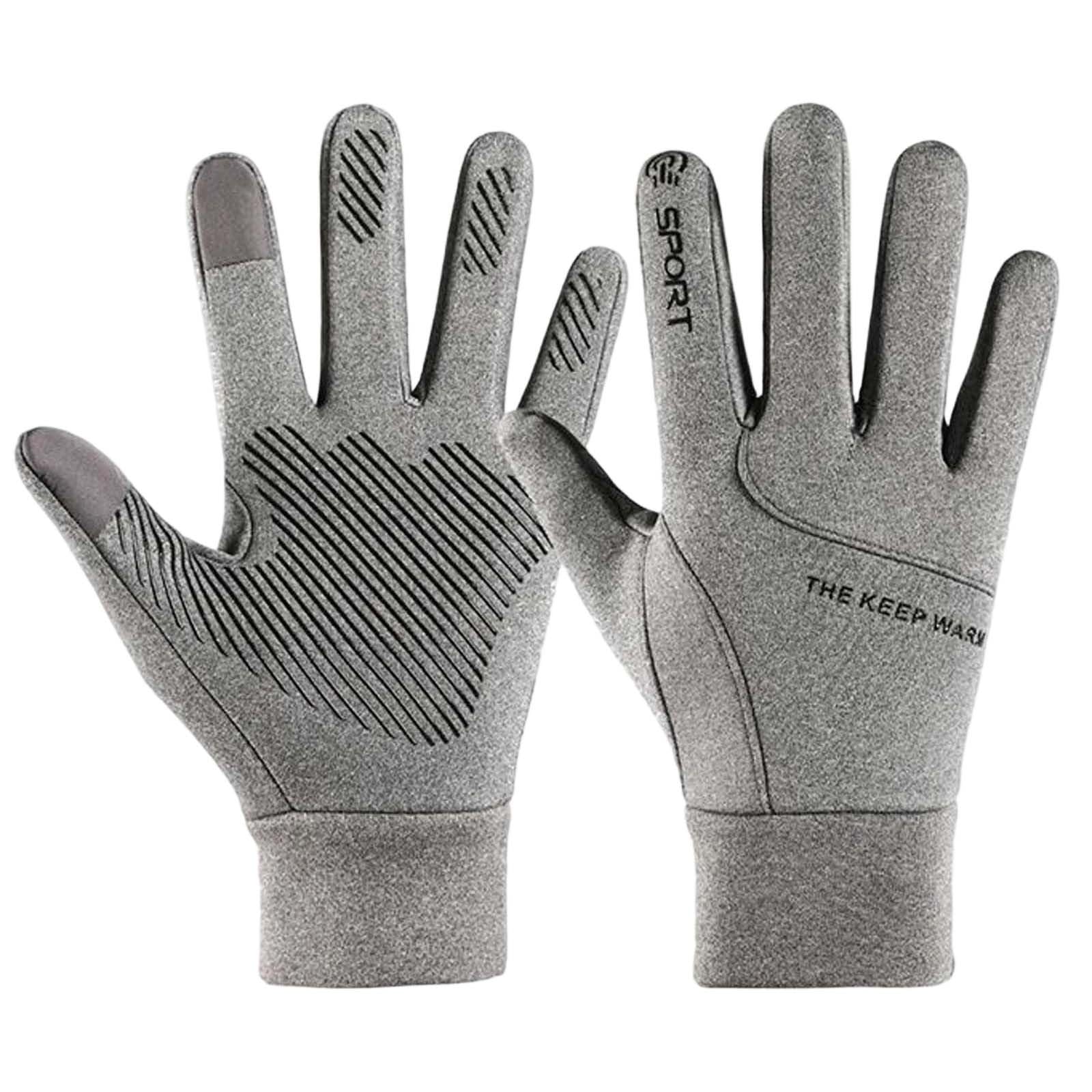 Lightweight Winter Gloves for Men Women Touchscreen Thermal Glove Non-Slip Elastic Cuff Gloves Warm Running Glove