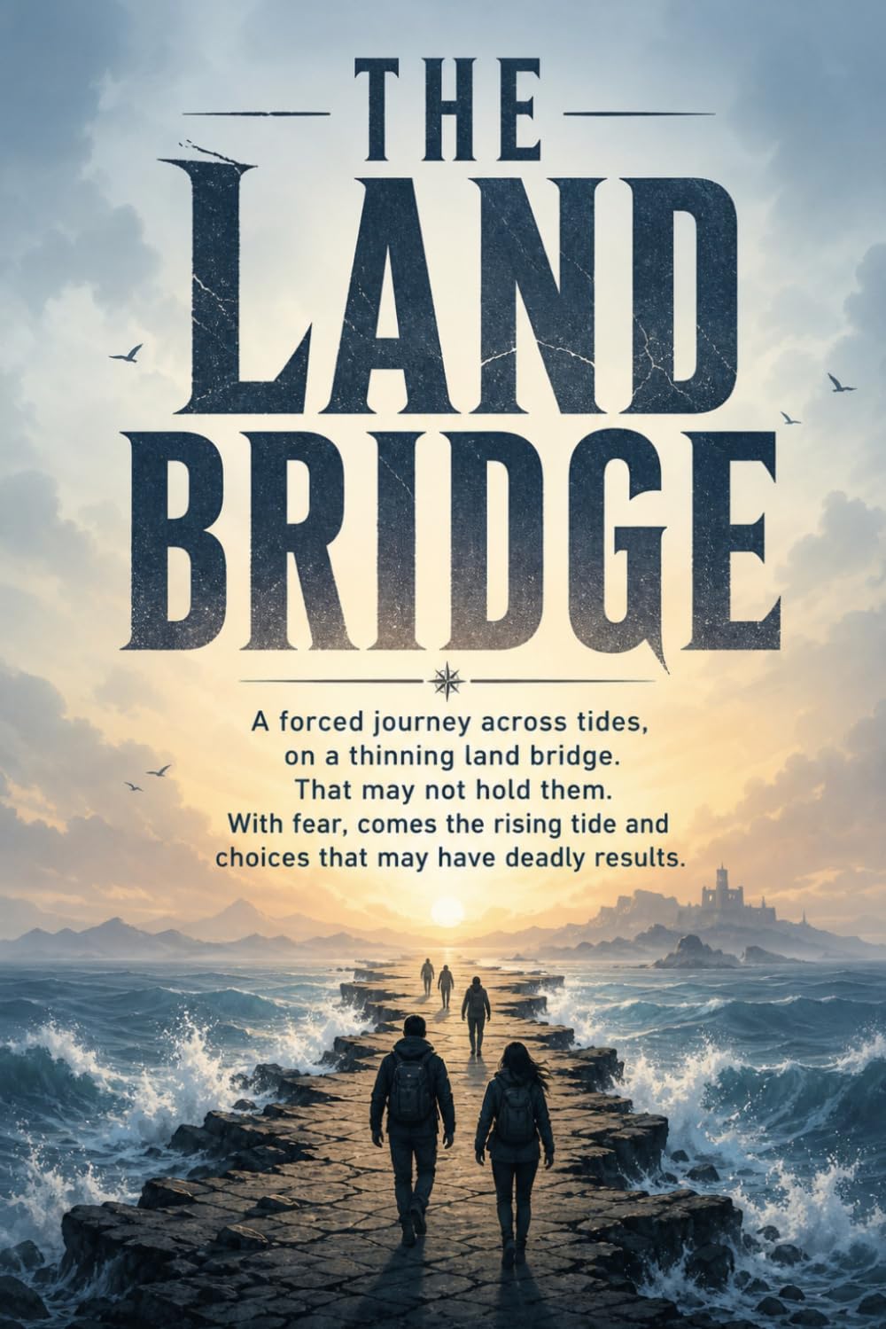 The Land Bridge: A forced journey across tides, on a thinning land bridge. That may not hold them. With fear, comes the rising tide and choices that may have deadly results.