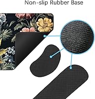 Vista 35 de MIBITRI Juego de alfombrillas para mouse y teclado, alfombrilla de mouse extendida para juegos + soporte ergonómico para reposamuñecas para teclado