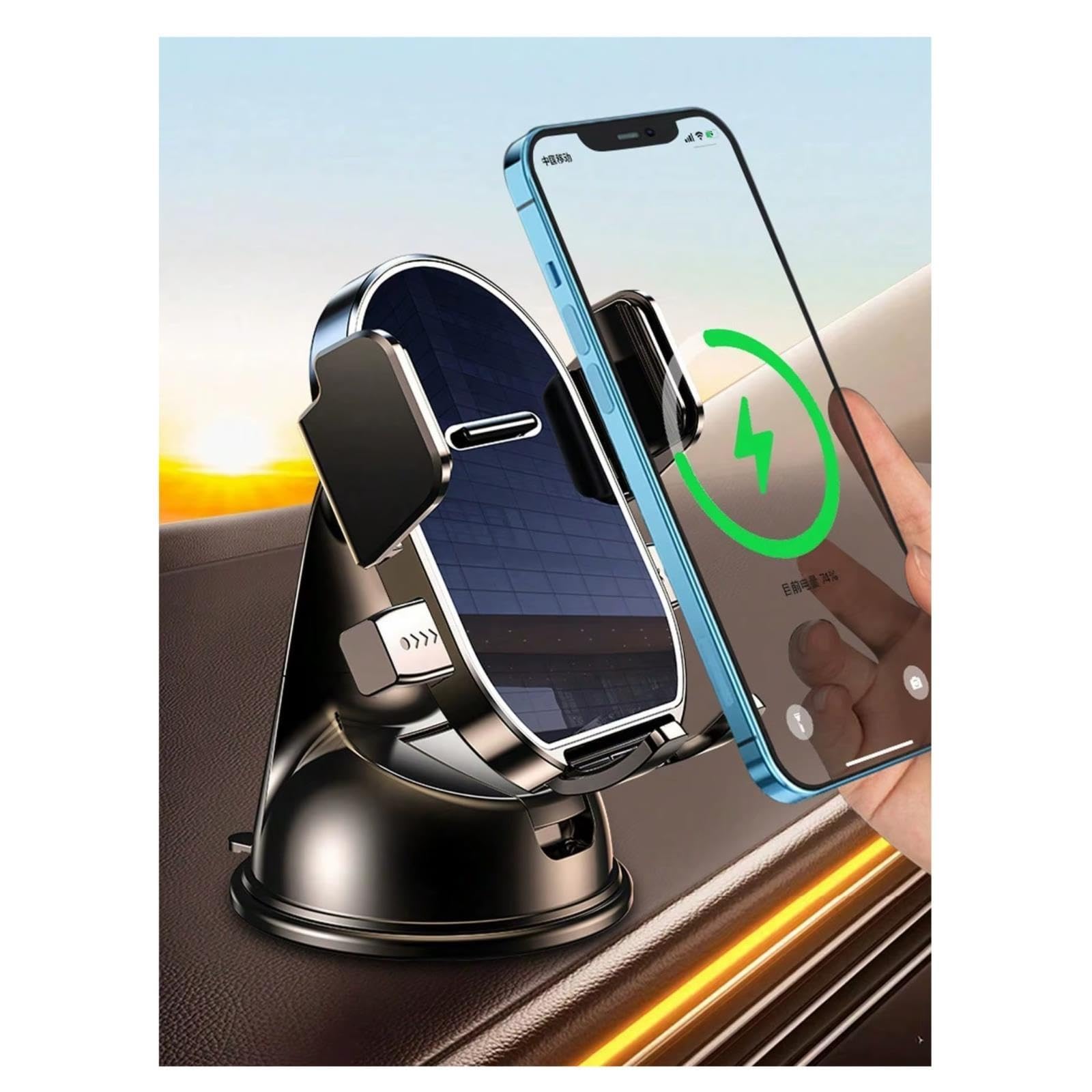 Supporto Cellulare Cruscotto Girevole A 360°