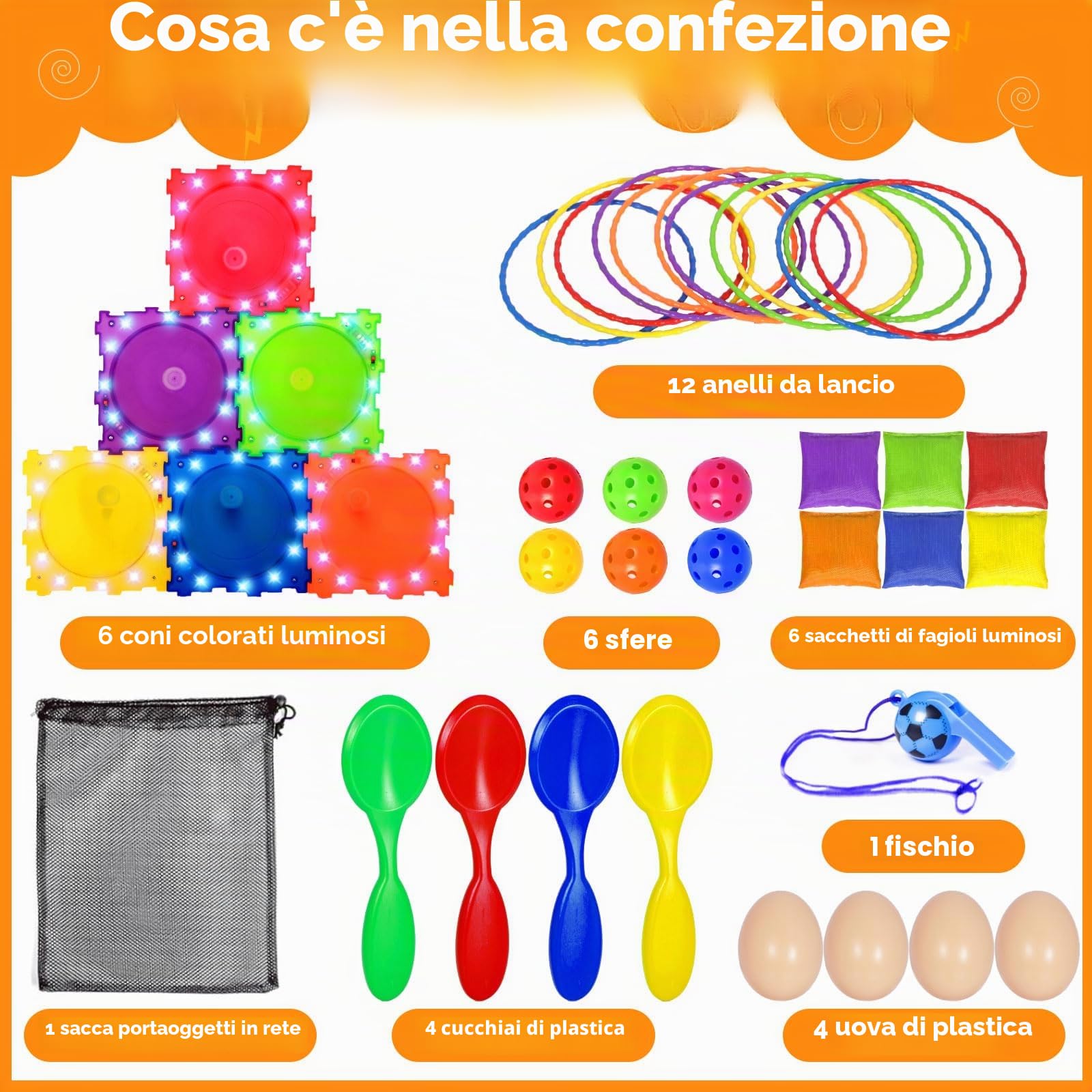 Giochi Da Esterno Per Bambini, 40 Pezzo Giochi Di Lancio Per Esterni, Giochi Esterno Da Giardino, Giochi Giardino Bambini, Palla & Anello & Bean Bag Toss, Giochi Di Lancio Per Bambini, Adulti