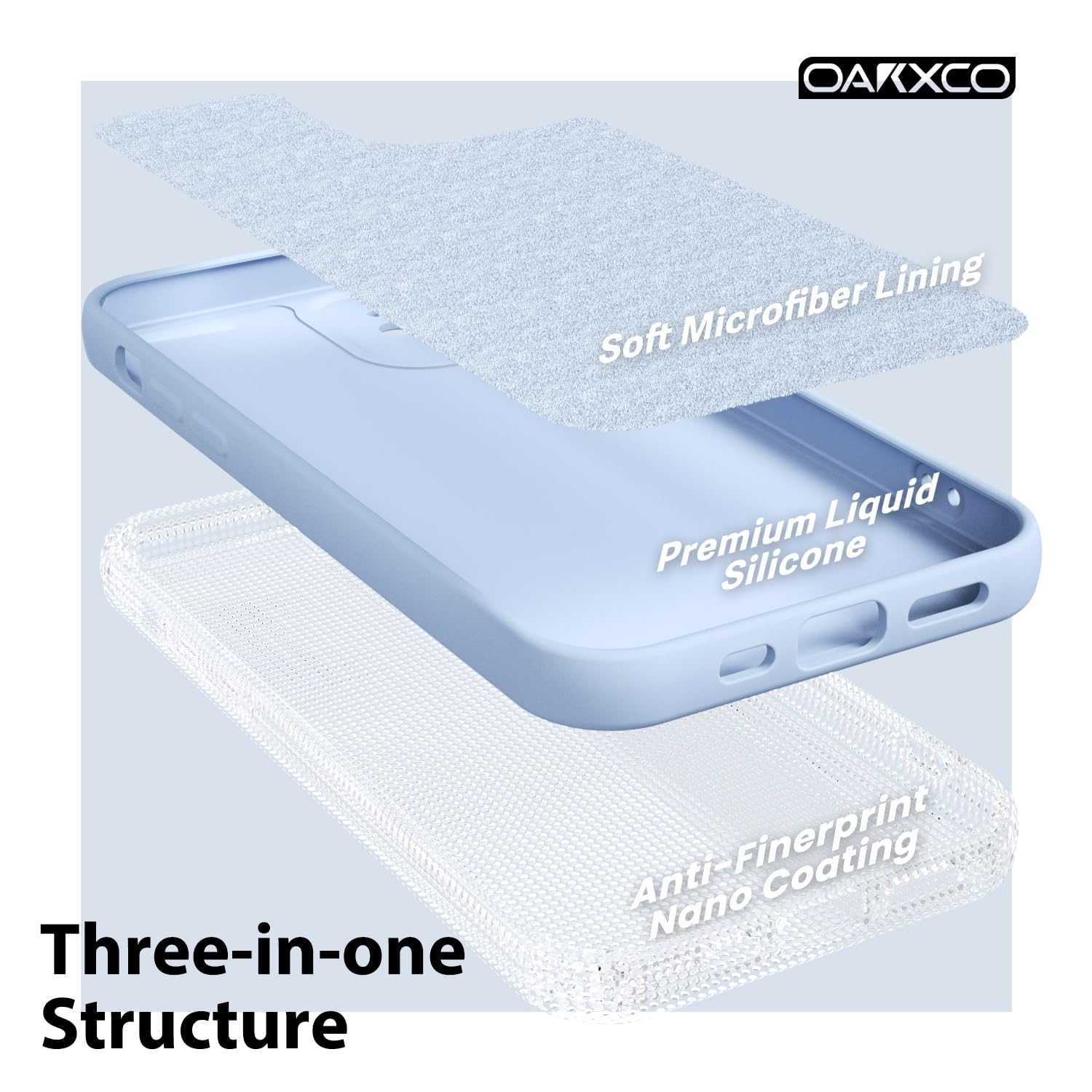 oakxco for iPhone 16 Pro Max Case Liquid Silicone, Soft Rubber Gel Elegant Aesthetic Basic Simple Cover, Cute Thin Slim TPU Matte Solid Color Plain Smooth Case for Women Girl, Light Pink — view 186