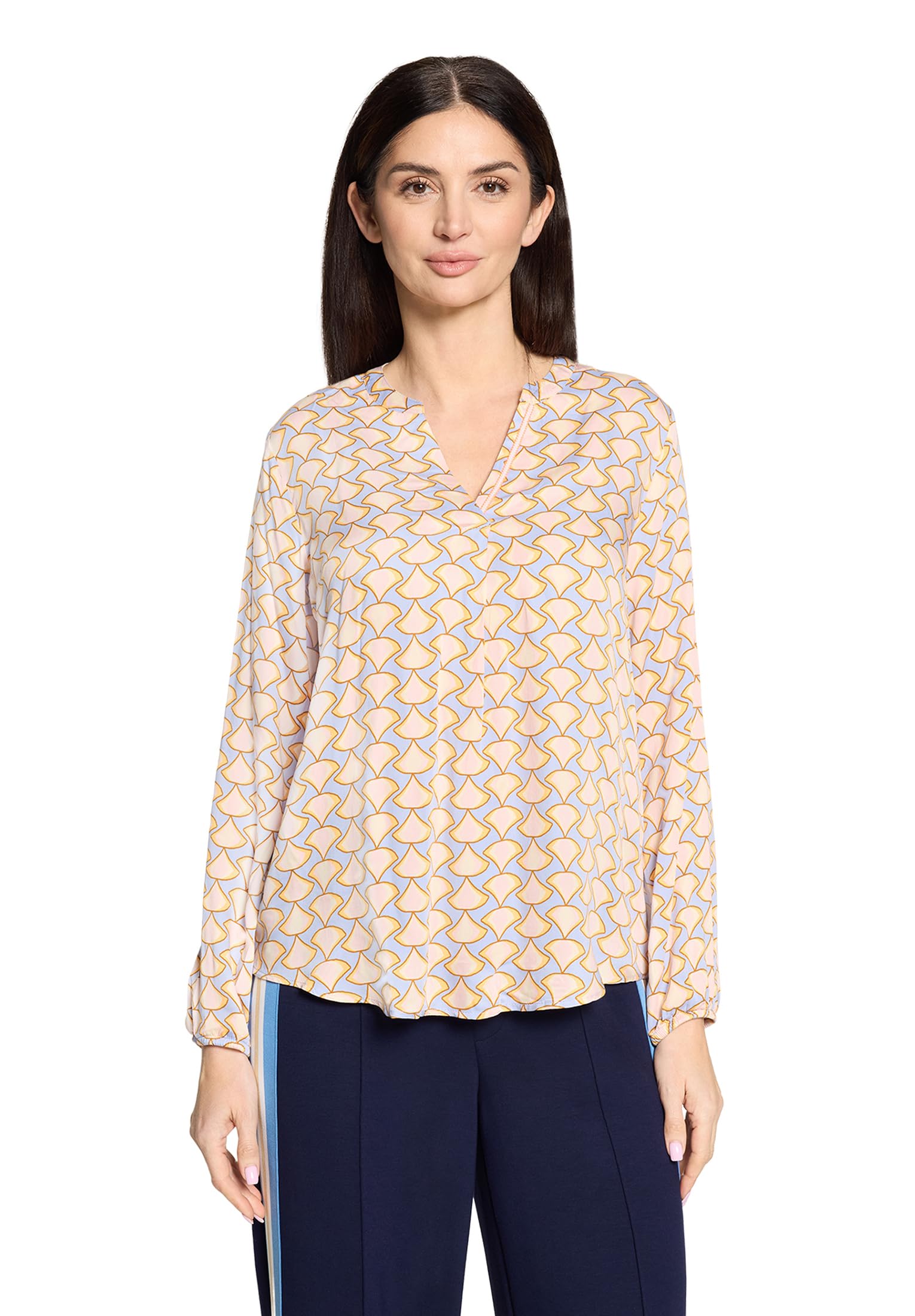 Cartoon Damen Casual-Bluse mit Muster