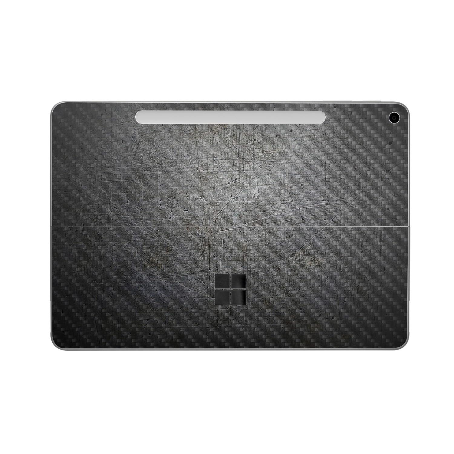 Carbon Fiber Tablet Skin Compatible with Microsoft Surface Pro 12" (2025) - Scratched Up - Premium 3M Vinyl Protective Wrap Decal Cover - Easy to Apply | Crafted in The USA by MightySkins