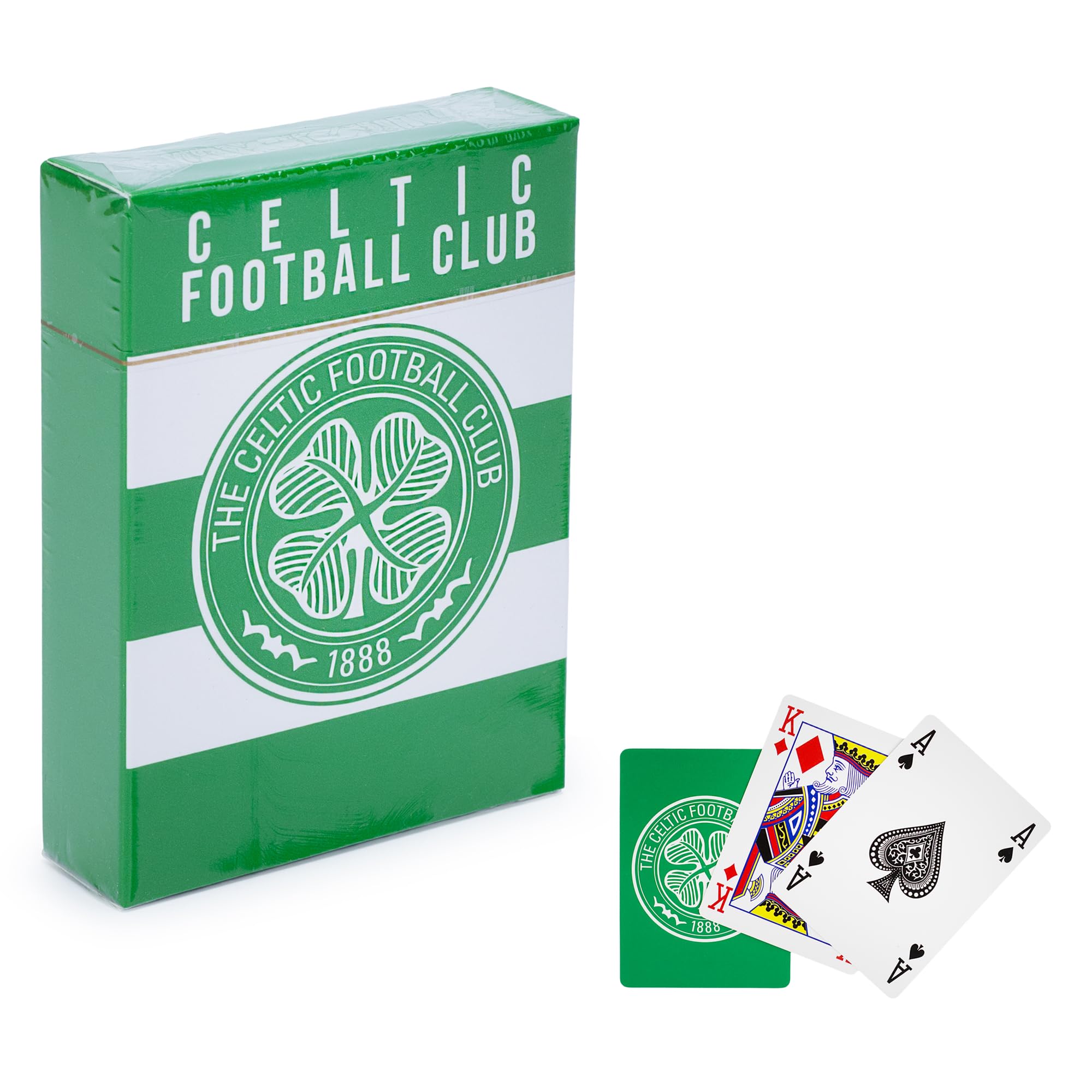 Officially Licensed Celtic Playing Cards - Standard 52 Card Deck Card Game for Celts of All Ages of Celtic FC Football SPL Club
