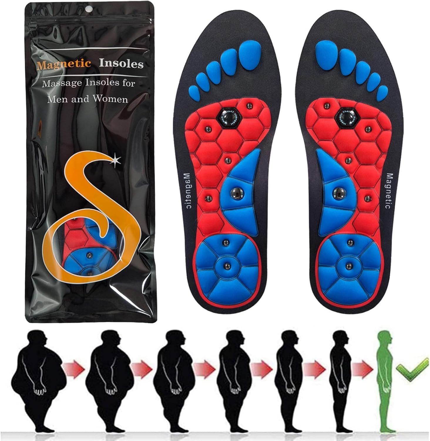Semelle Kollo Acupression, Semelles Chaussures Confort, Semelle Orthopédique, Semelles Pieds Plats, Douleur Au Pied, Semelle Homme, Femmes