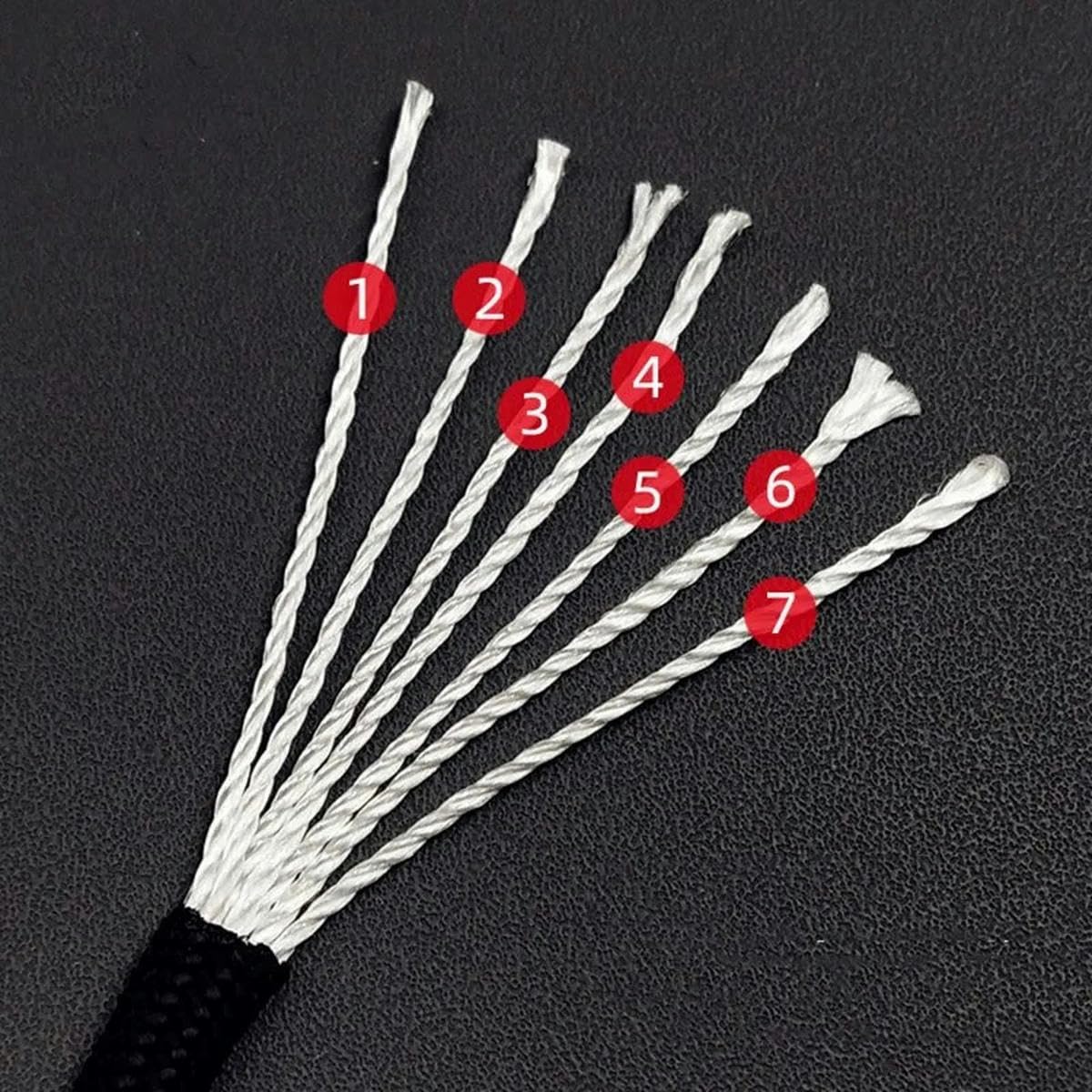 Nylonowa lina spadochronowa, 550 wojskowy Paracord 7 nici 4mm taktyczna linka spadochronowa akcesoria kempingowe Outdoor Survival DIY lina do bransoletki