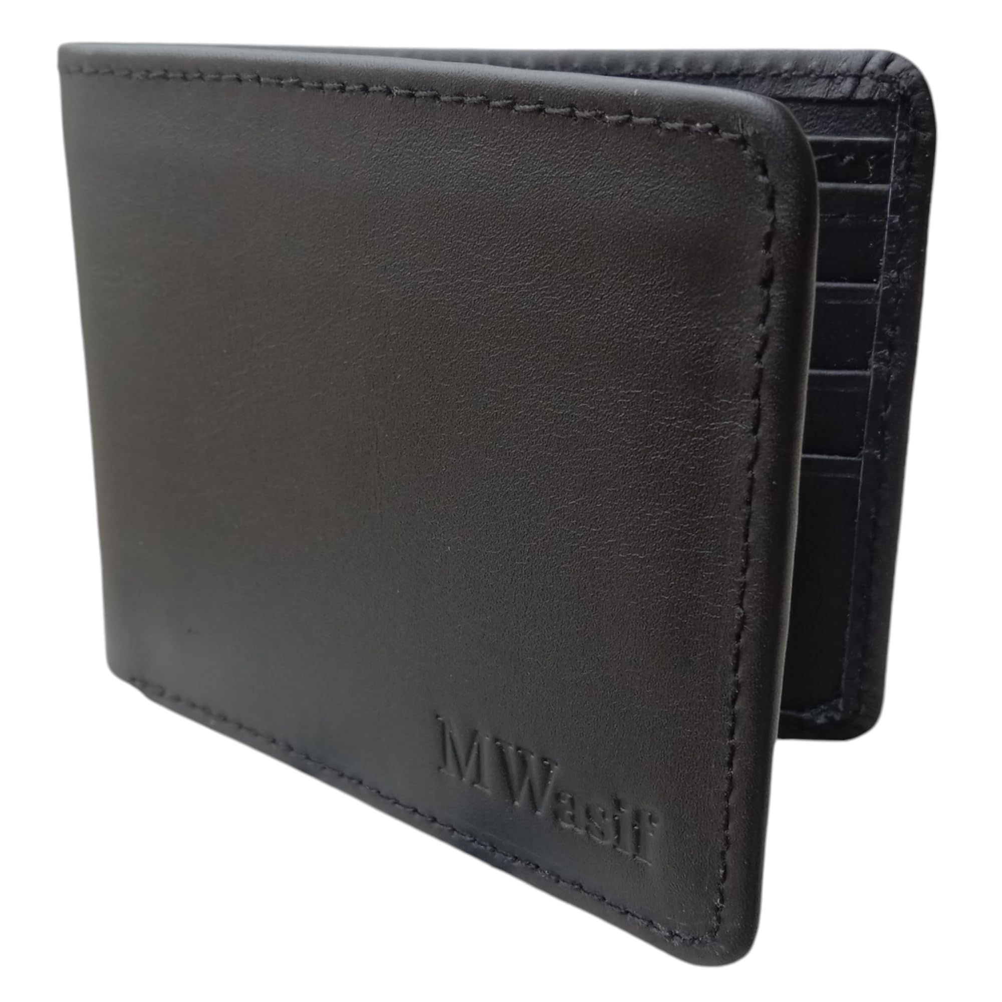 Wallet For men Genuine leather Bifold | RFID | Durable Minimalist Slim Design: (brown), fistw001
