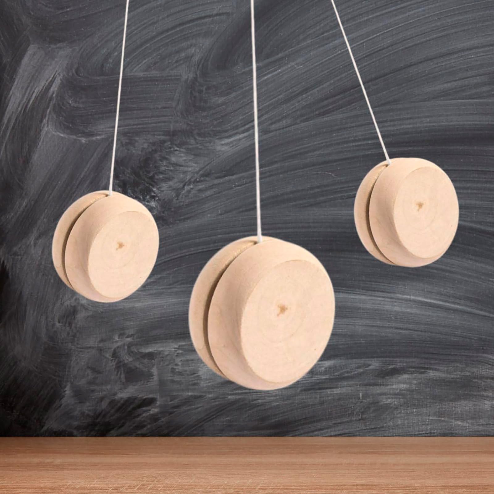 Lote 25 Juego Yoyos de Madera Natural . Detalle Genial para Regalos de Cumpleaños Infantiles, Niños Clase, Comuniones, Boda o Bautizos