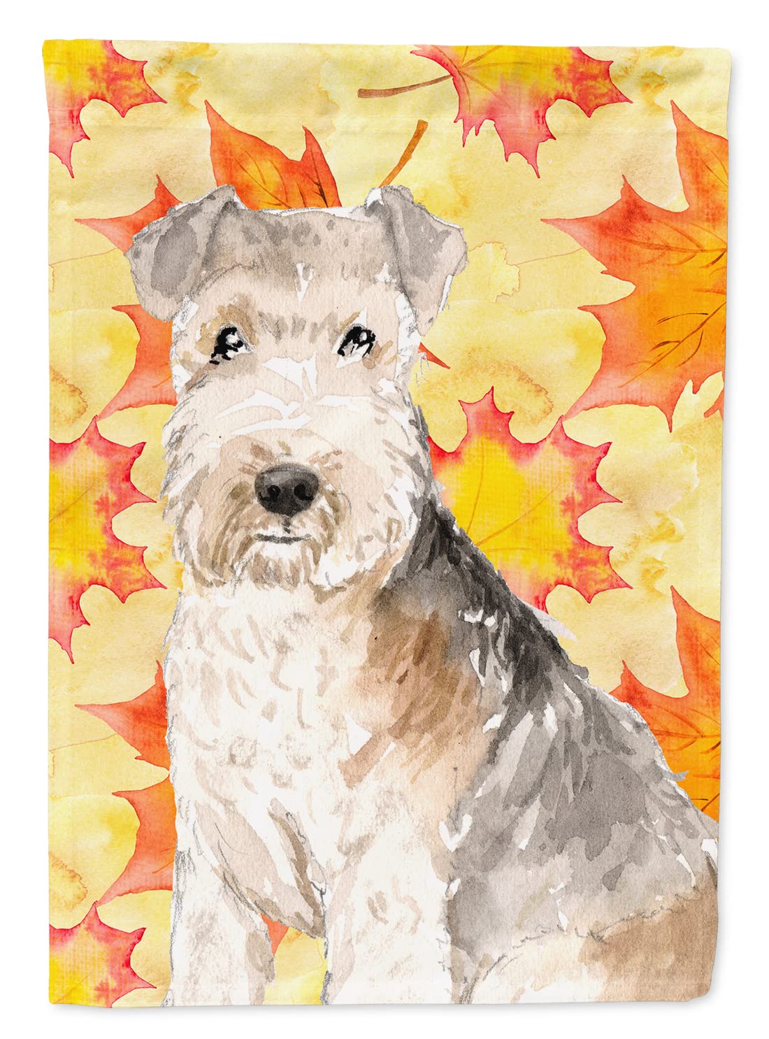 Canevas de maison Lakeland Terrier CK1836CHF, grand drapeau d'ornement aux finitions premium