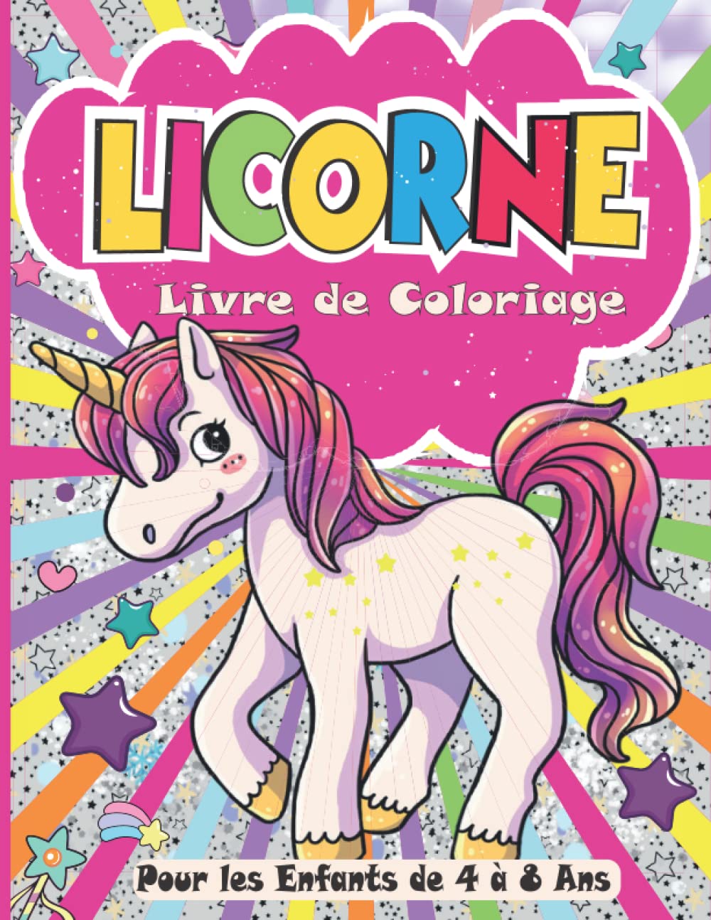 Licorne livre de coloriage Pour les Enfants: Licornes à colorier heureux et drôles. - Dès 4 ans (French Edition): 9798686565715: Kim, Livre de Coloriage