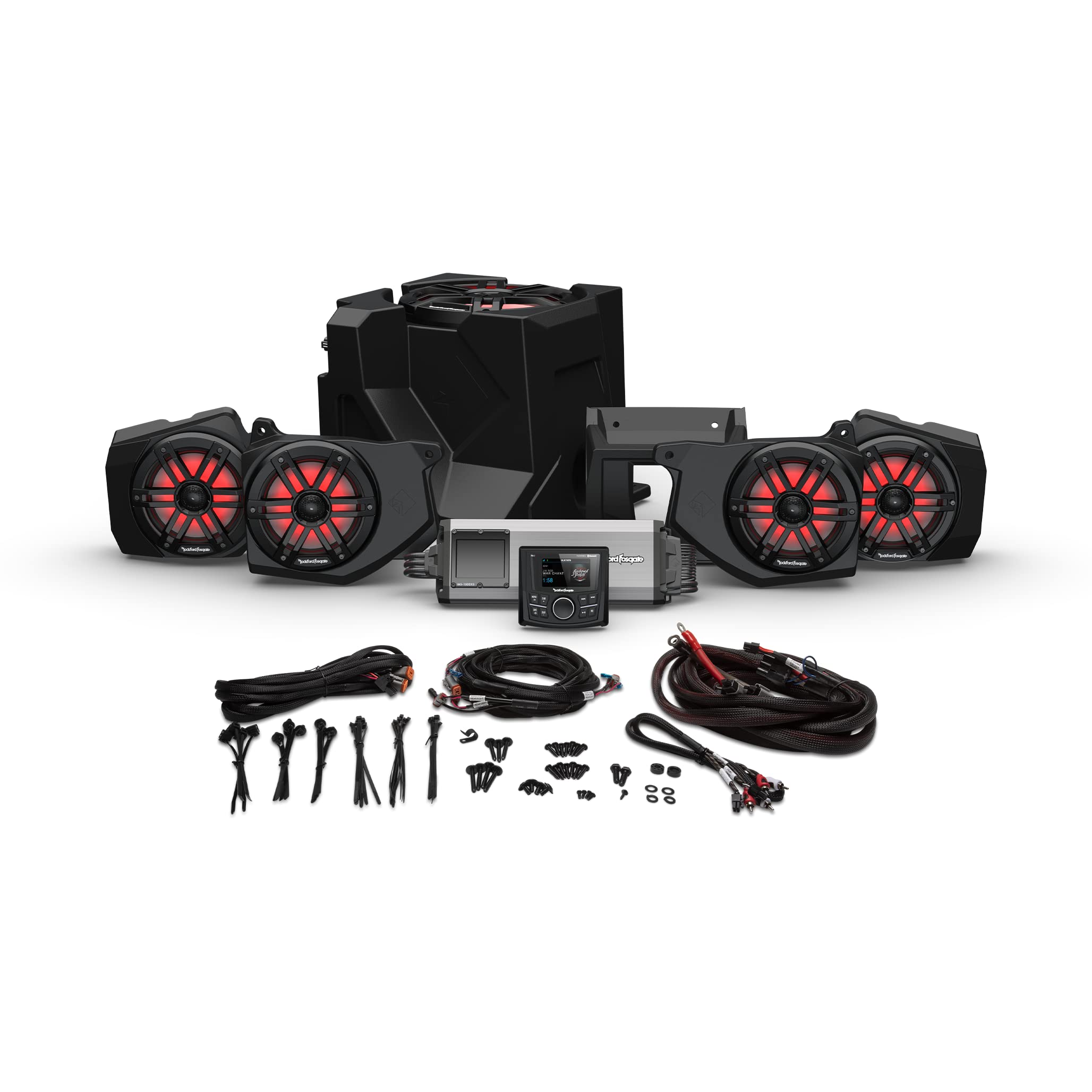 Amazon.com: Rockford Fosgate RNGR18-STG4 Audio Kit: PMX-2 Receiver
