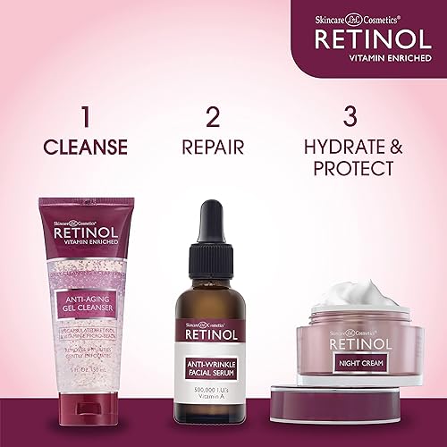 Miniatura 6 de Retinol Limpiador de gel antienvejecimiento limpia suavemente las impurezas de los poros y exfolia para una piel suave y tersa. Microperlas ricas en