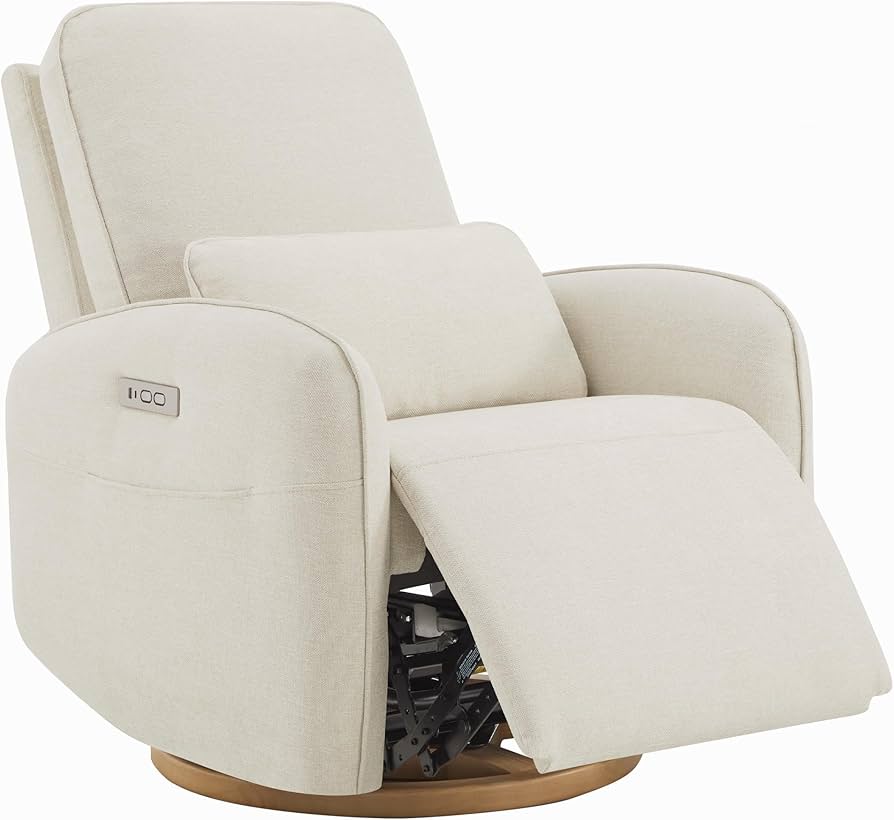 Quu　0728ー Amazon.com: CHITA Power Nursery Glider Recliner Chair, Electric