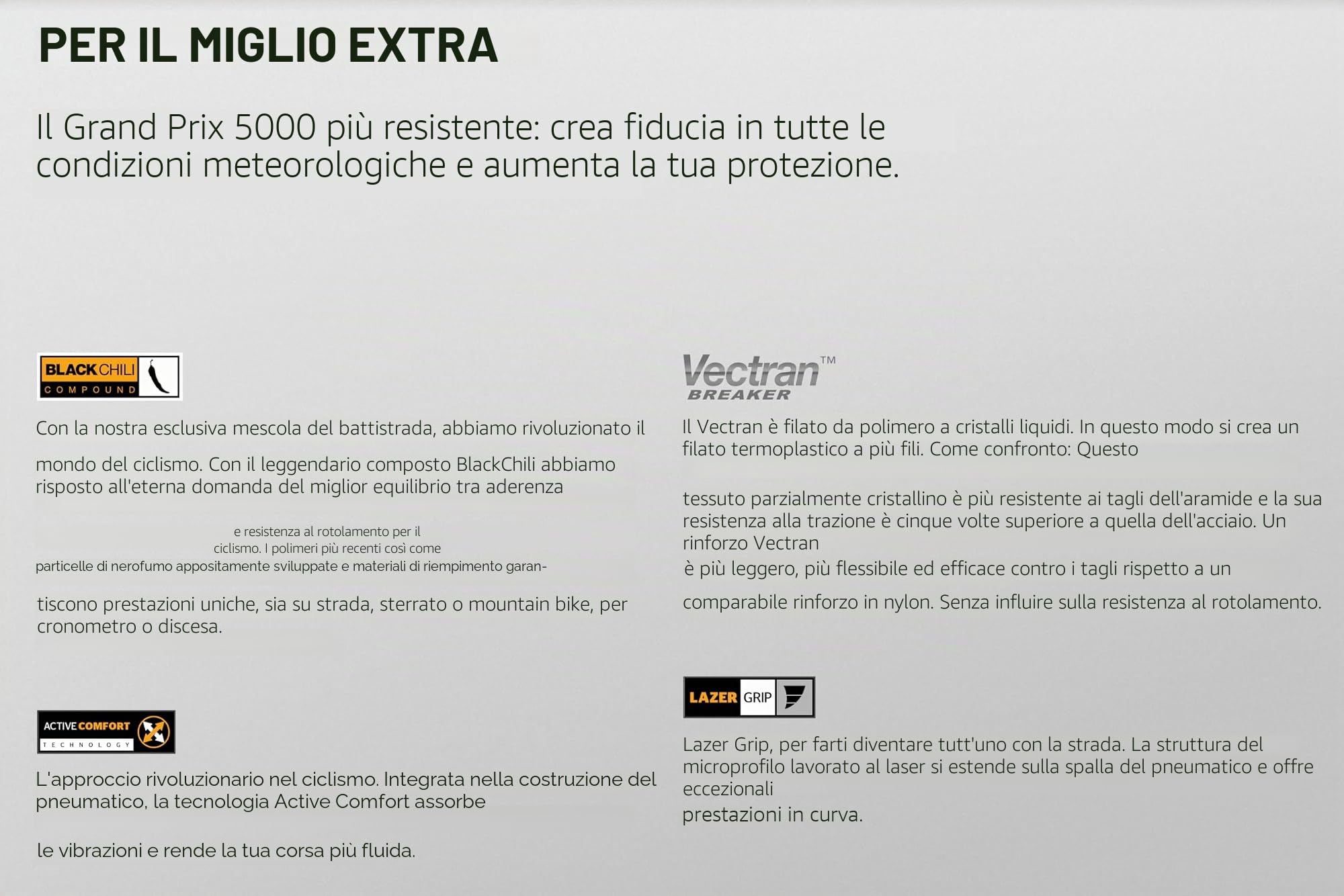 Continental - Continental 25-622 Grand Prix 5000 All Season (700 x 25C) Black Black-Reflex Foldable Skin Tire - 1 Piece