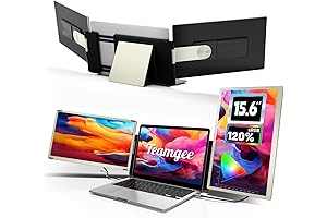 Teamgee Tri-Screen Laptop Extender: Expand Your Workspace