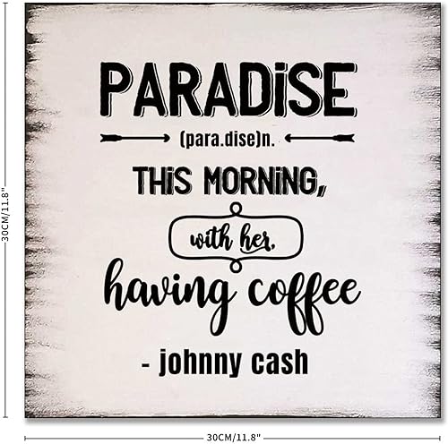 Miniatura 2 de Dekor This Morning with Her Having Coffee Letrero de madera Regalo de inauguración de la casa Decoración del hogar Regalos cristianos Letrero de