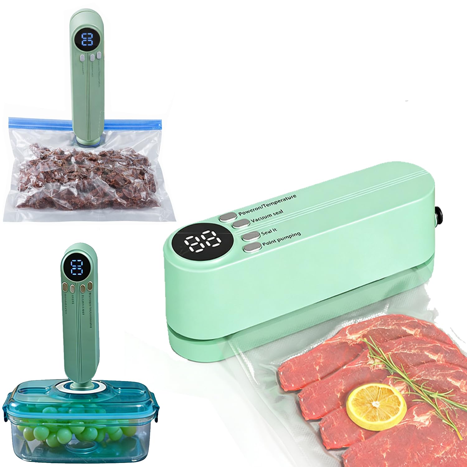 Vacuum Sealer Food Storage タイガー Amazon.com: Portable Vacuum Sealer Machine for Food Storage, 3-in