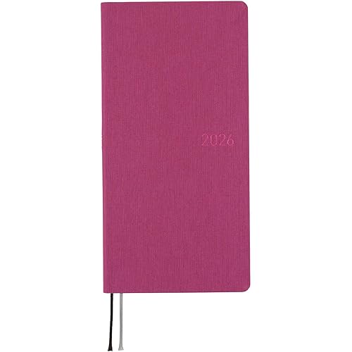 Hobonichi Techo 2026 Spring Weeks – Colors: Peony Purple (Japanese, Tall & Slim, April Start)